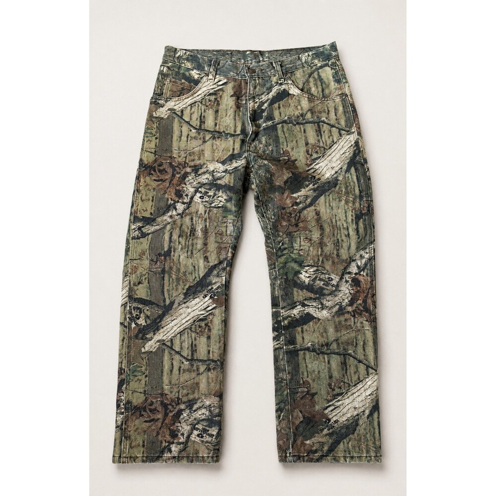 Wrangler ProGear Camo Hunting Pants Men’s 34x30 Realtree Style Outdoor Cargo